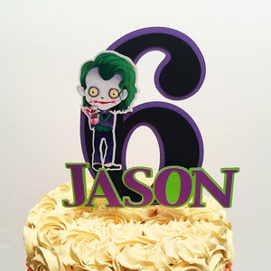 Joker Inspired Cake Topper