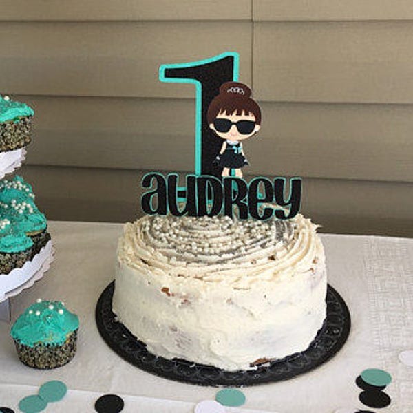 Breakfast at Tiffany's Inspired Cake Topper