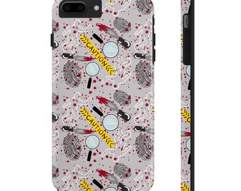 Caution Crime Scene Phone Case: True Crime Lover Gift