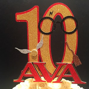 Wizard Inspired Cake Topper