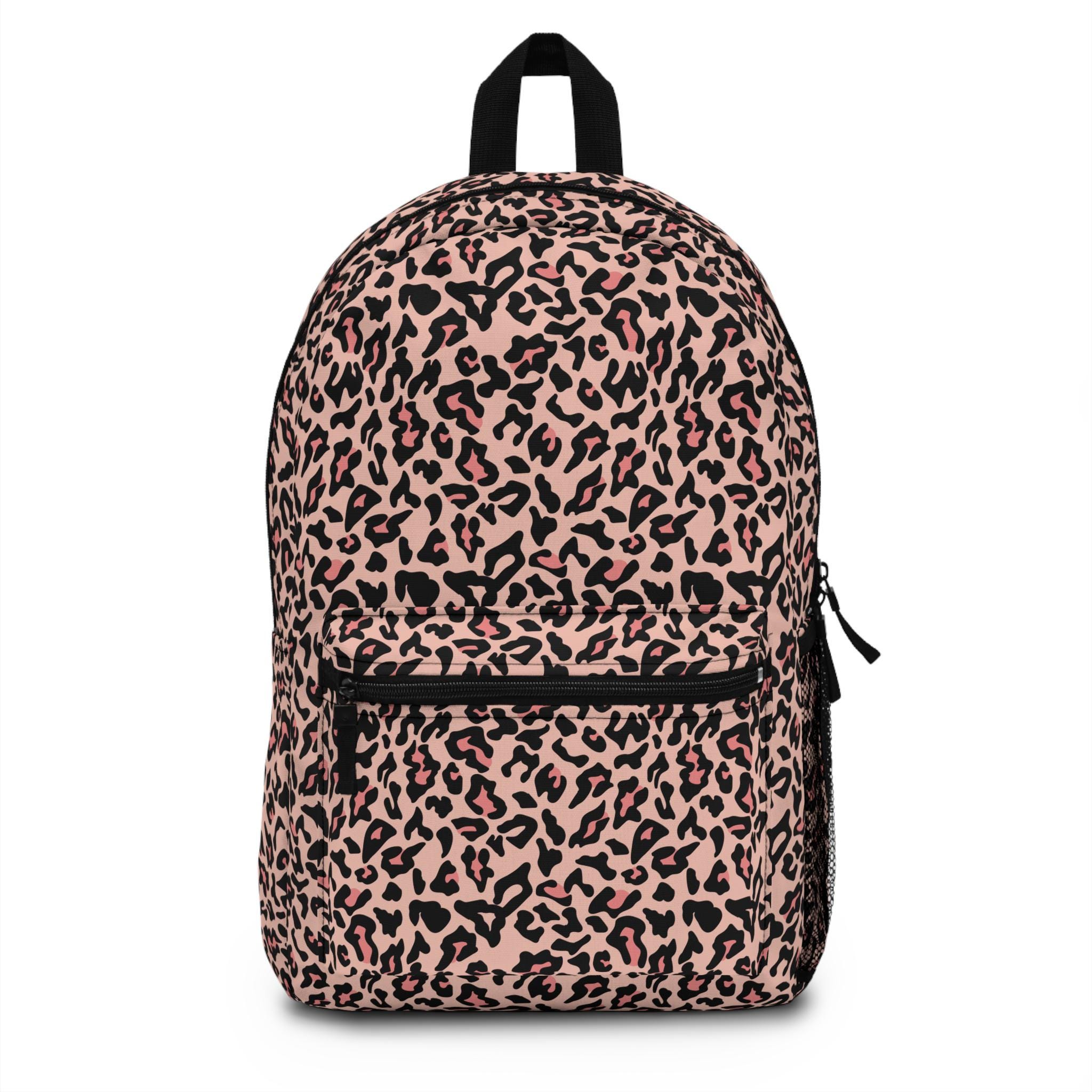 1541 Cheetah Print Backpack for Travel School Small Daypacks Leopard Leopard Backpack, Animal Print Cheetah Brown Men Women Kids  main image 2