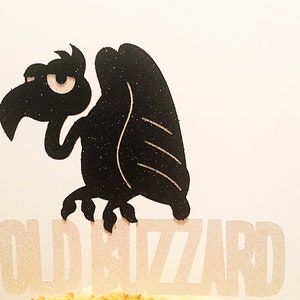 Old Buzzard Cake Topper, Over The Hill Birthday Decor, Funny Cake Topper, Old AF. Old Humor cake topper, over the hill cake topper