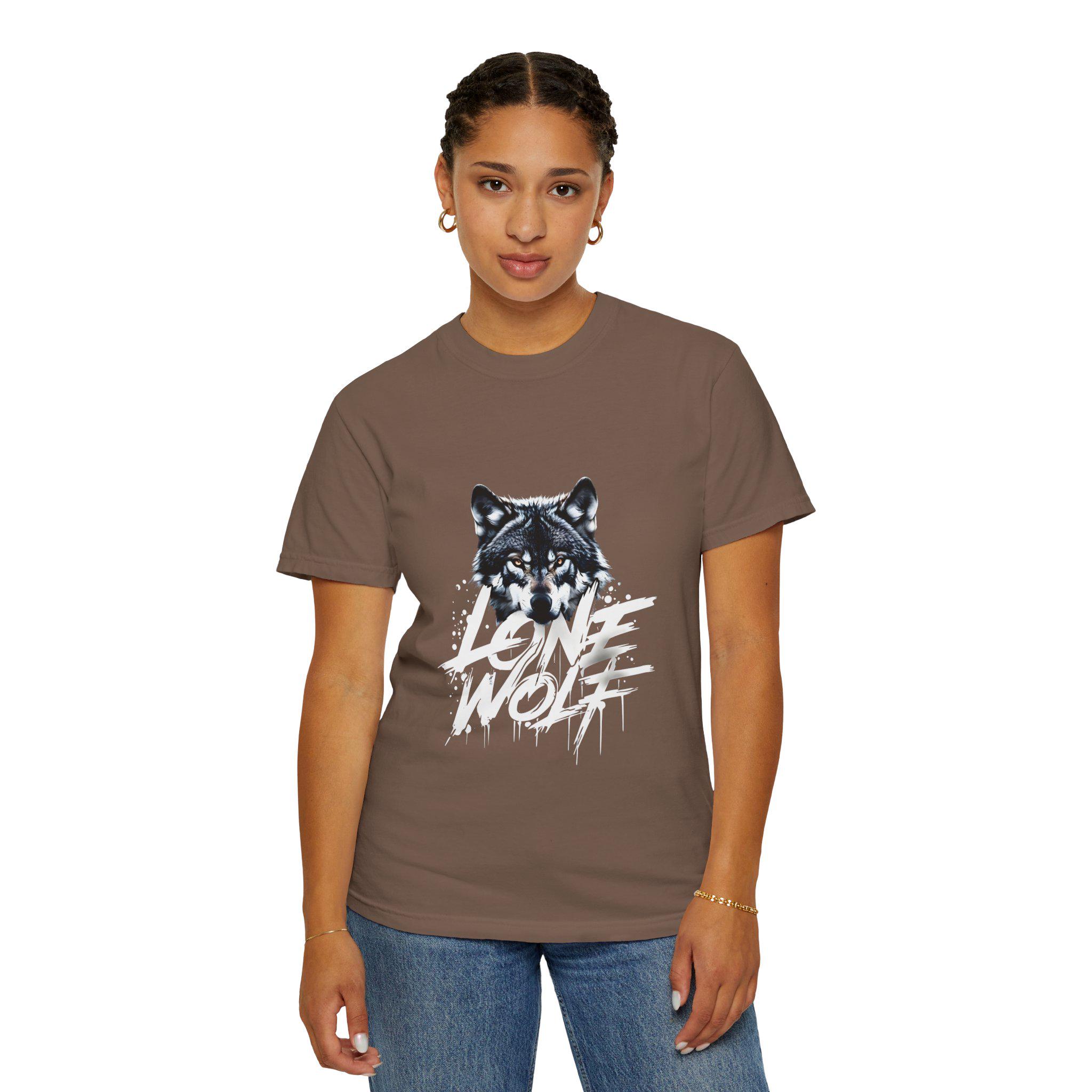 Lone Wolf カスタムメイド スタジャン 36 Comfort Colors Lone Wolf T-shirt: Wolf Unisex Graphic Tee - Etsy