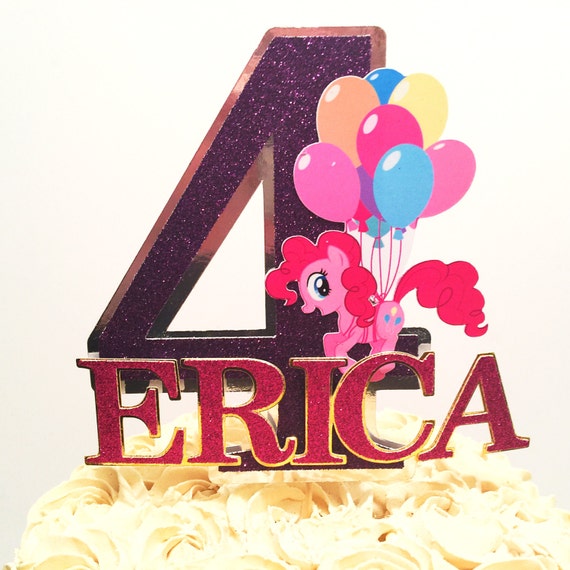 My Little Pony Cake Topper Etsy