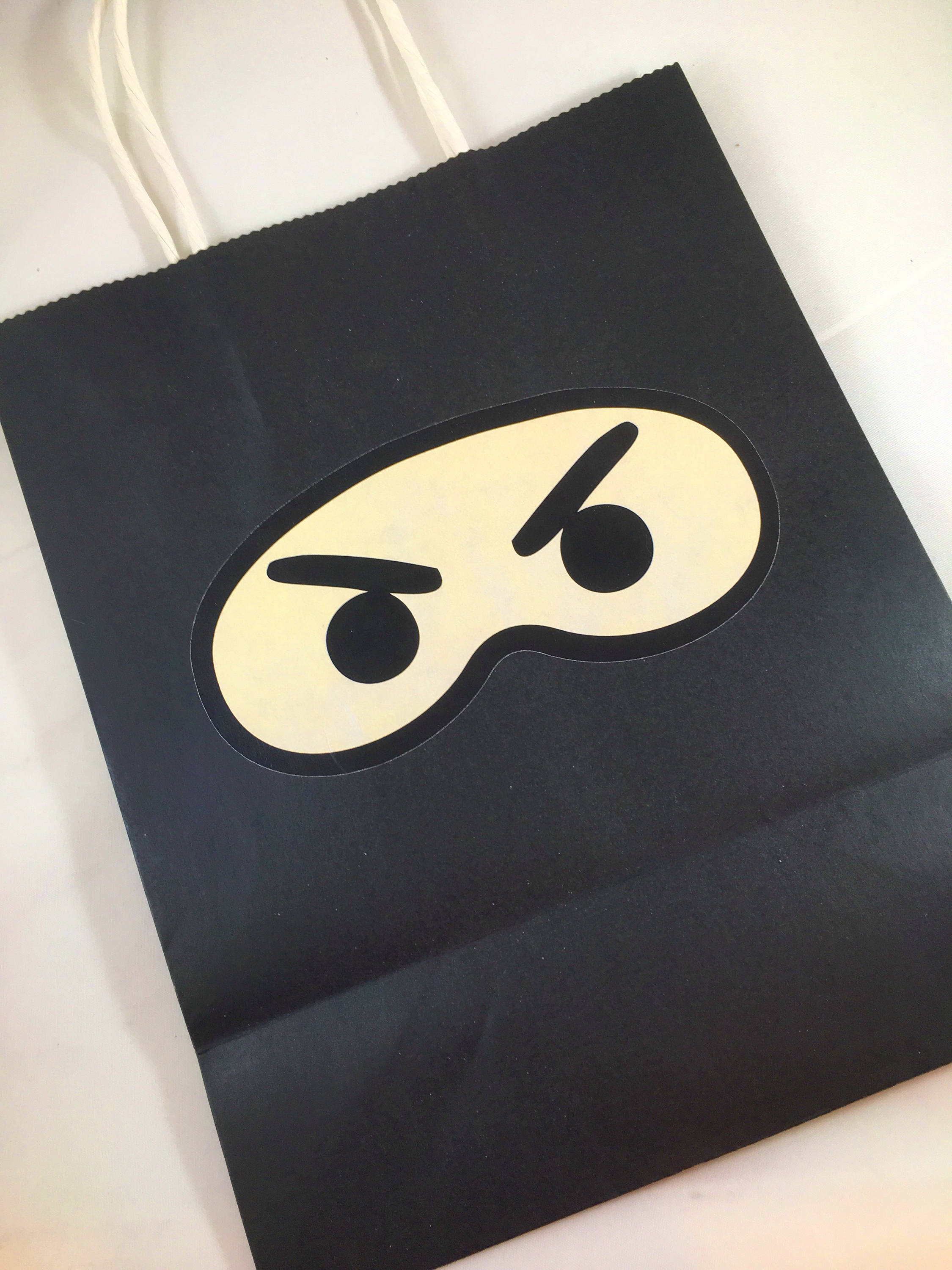 Ninja Gift Bag Stickers Ninja Birthday Party Decorations Ninja Party Gift Bag Stickers Ninja Party Goodie Bag Stickers Etsy UK