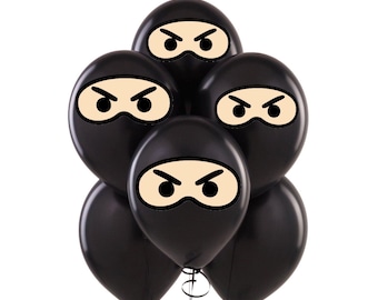 Ninja Balloon Stickers