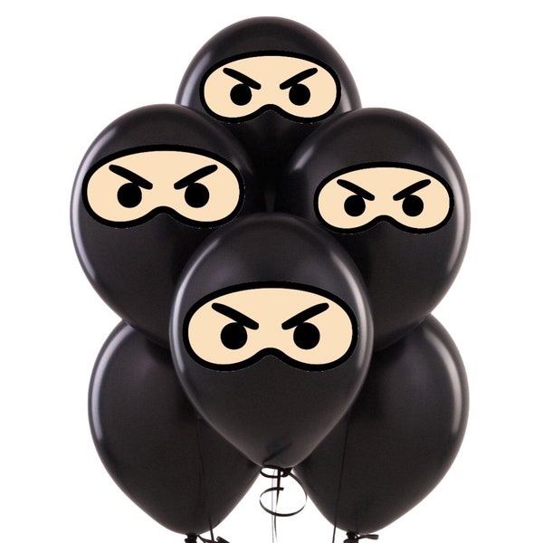 Ninja Balloon Stickers