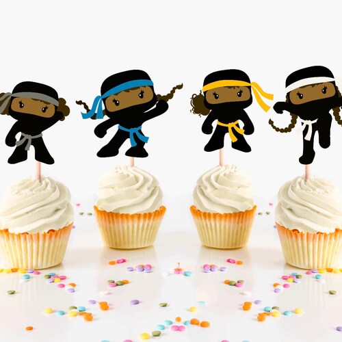 African American Ninja Girls Girl Ninja Party Supplies Etsy