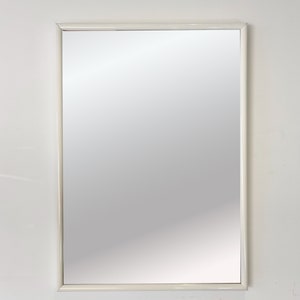 Vintage Wall Mirror with White Frame