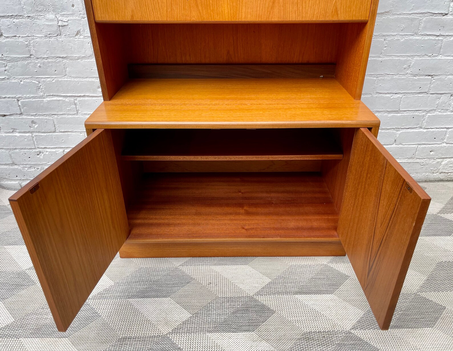 Vintage Teak G Plan Drinks Wall Unit Etsy