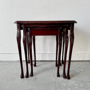 Juego de 3 mesas nido vintage