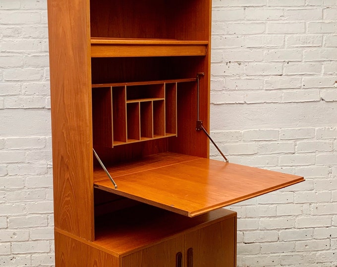 Vintage G Plan Wall Unit Bureau Teak D439 Etsy