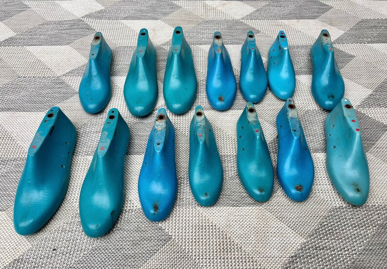 Collection of Plastic Shoe Last Molds