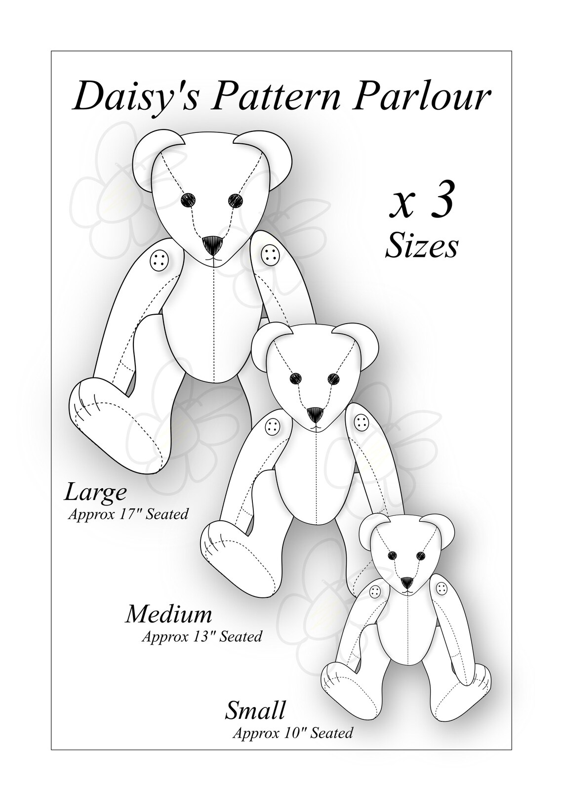 6629 Memory Bear Sewing Pattern Teddy Keepsake Jointed Soft Etsy