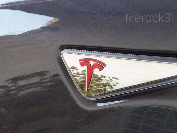 Tesla Model X Turn Signal Indicator T Decal For Pre Autopilot 20 Hardware 4 Pieces