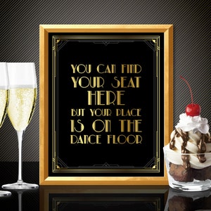 Great gatsby decorations, art deco sign, party decorations, roaring 20s, great gatsby, great gatsby wedding, art deco wedding, gatsby party