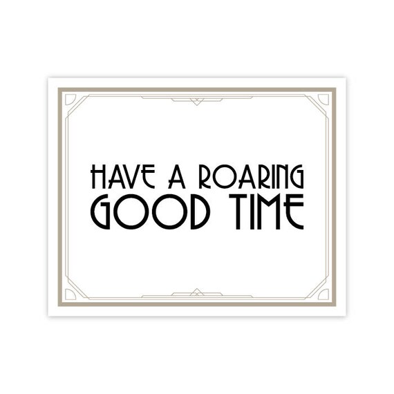 Roaring 20s Party Decorations Roaring 20s Great Gatsby Etsy