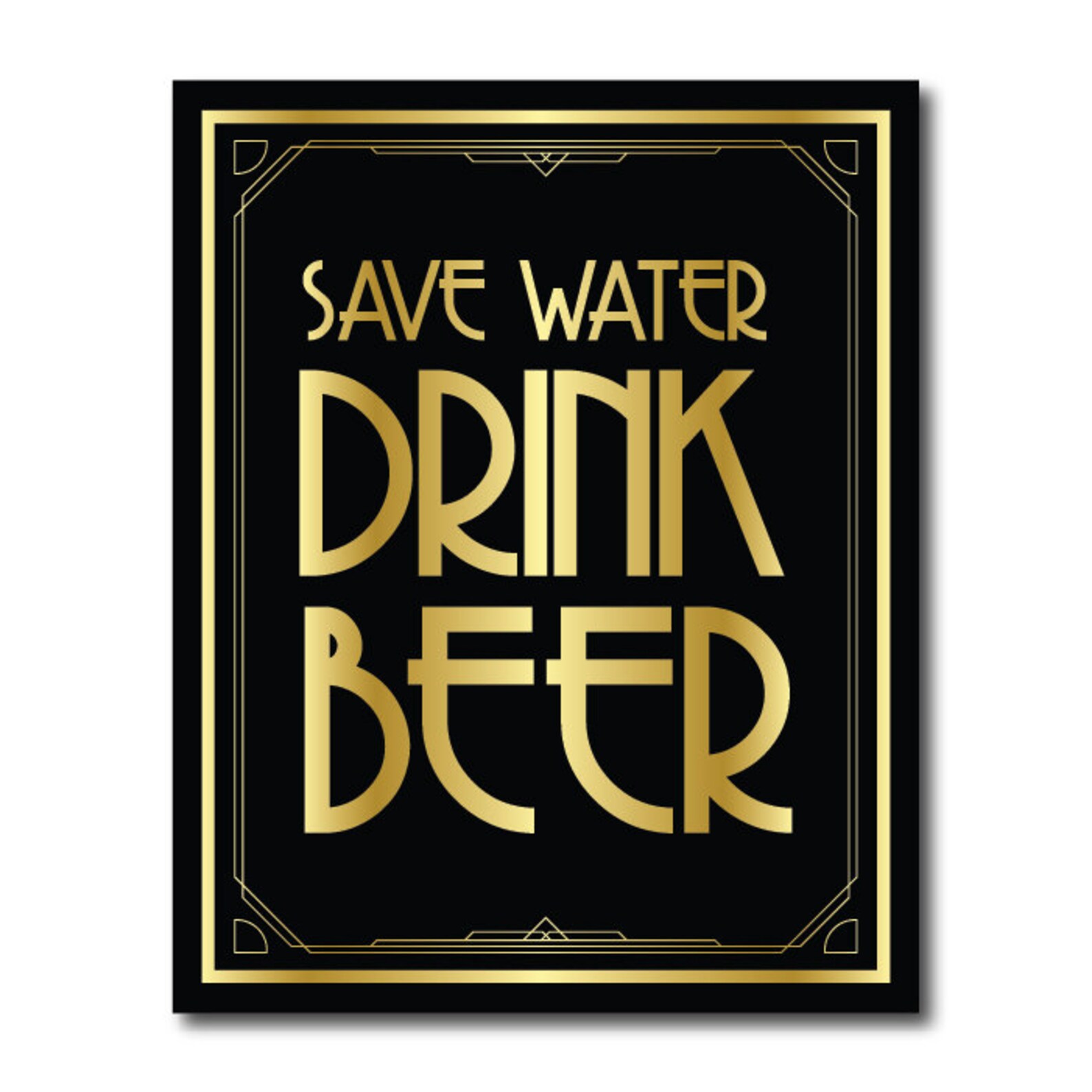 Beer Party Decorations, Beer Sign, Great Gatsby Decorations, Beer Party