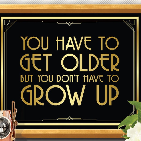 Printable 1920s Sign Etsy