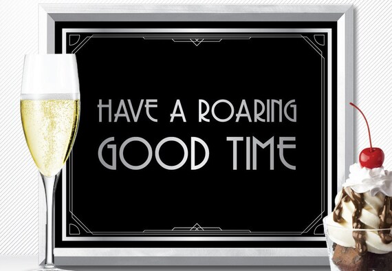 Roaring 20s Party Decorations Roaring 20s Great Gatsby Etsy
