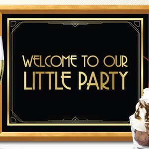 WELCOME sign, welcome to our party, welcome wedding sign, welcome party sign, welcome signage, gatsby welcome sign, art deco welcome sign