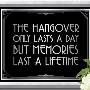 Great Gatsby party decorations, great gatsby party, great gatsby wedding, art deco, birthday party, roaring 20s party decorations, bar sign
