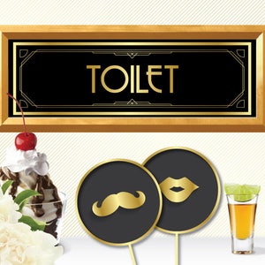 Toilet sign wc sign restroom sign restroom signs restroom door sign wc signs toilet signs gold toilet sign toilet door sign wedding toilet