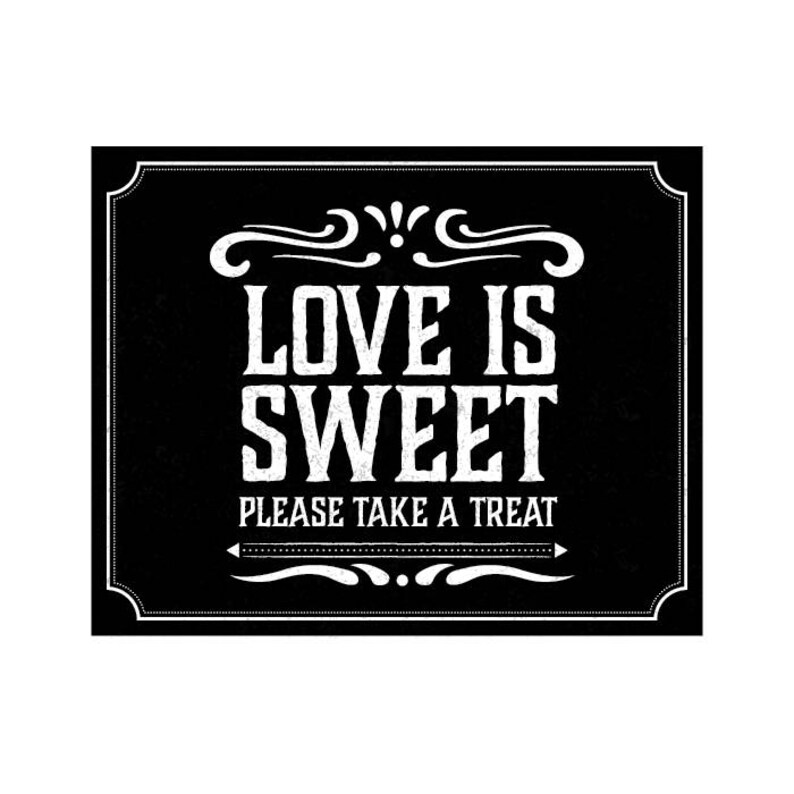 Love is sweet sign sweet sign dessert table dessert bar ...