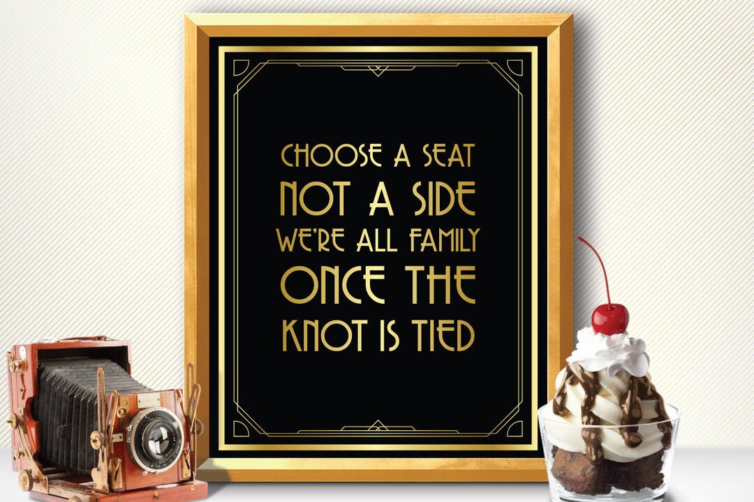 A Little Party Never Killed Nobody, Great Gatsby, Art Deco, Great Gatsby  Decorations, Roaring 20s Party Decorations, Birthday Party Sign Bar 