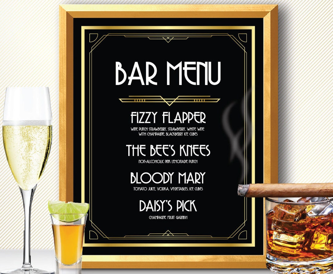 Gatsby Themed Bar