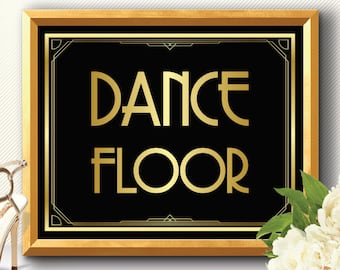 DANCE FLOOR, art deco dance floor, Great Gatsby dance floor, wedding dance floor, party dance floor, gatsby dance floor, dance floor sign