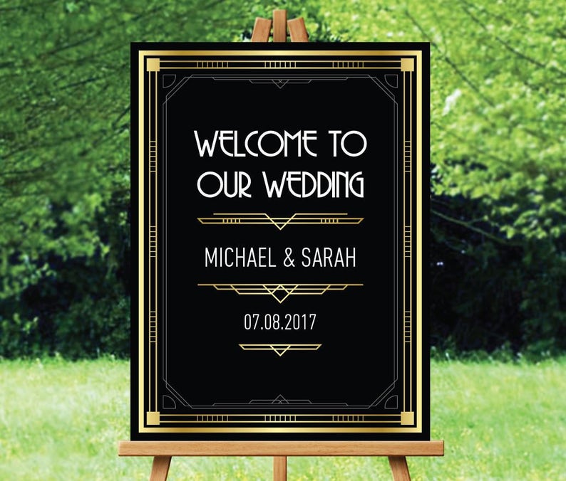 Welcome to our wedding sign welcome to wedding sign wedding easel gold welcome to our wedding sign welcome to our wedding signs welcome to
