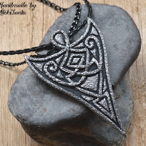 Unique necklace Unusual jewelry Statement necklace Statement jewelry Polymer clay jewelry for women Boho arrow necklace Gift for her