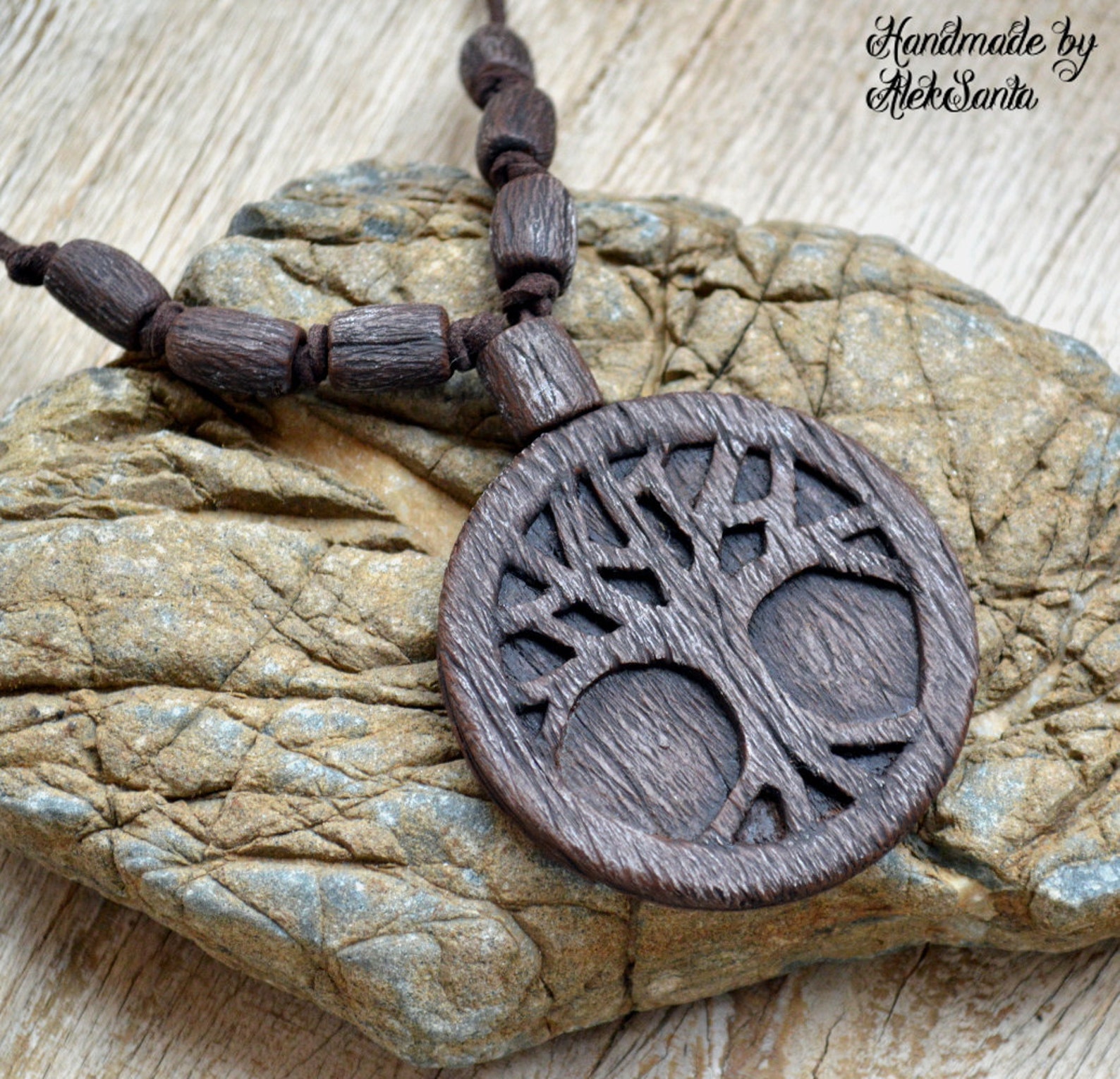 Tree Necklace Brown Necklace Tree Jewelry Brown Jewelry Tree | Etsy