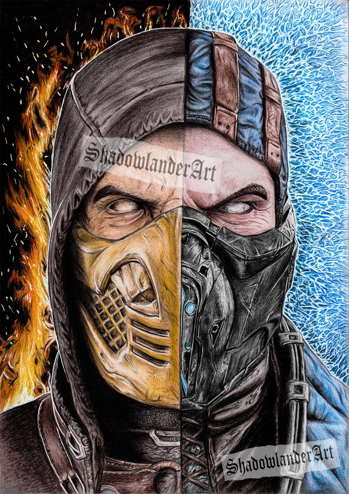 Scorpion - Mortal Combat Pencil drawing Fan Art by sejphotography on  DeviantArt