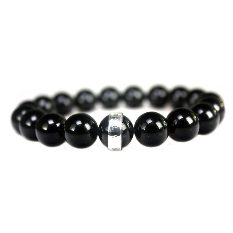 Bracelet Luxury B12 \u2013 Onyx \u2013 Sterling Silver Bela Donaco 770