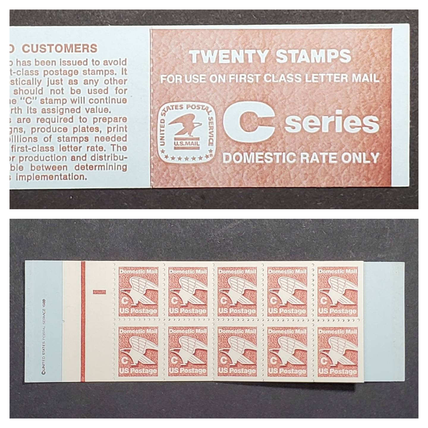 U.S. Postage Stamps 1948a / One Booklet of Twenty C Series Etsy