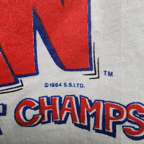 Vintage 1984 Chicago Cubs Ringer T Shirt Gettin' … - image 4