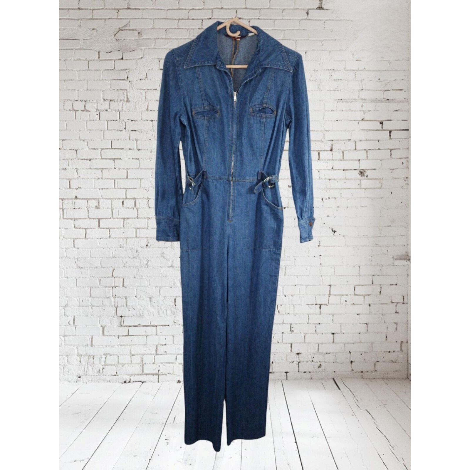 Denim Jumpsuit - Main Image