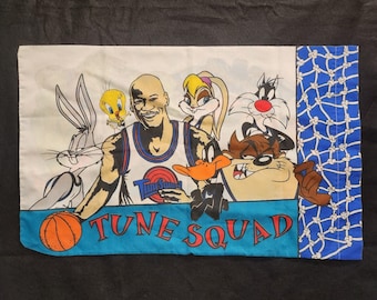 Vintage Sealed 1996 Looney Tunes Space Jam Blanket Full Twin