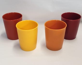 Vintage TUPPERWARE Stackable 6 Oz Juice Milk Cup #1251 Patio Glasses Brunch  - Etsy