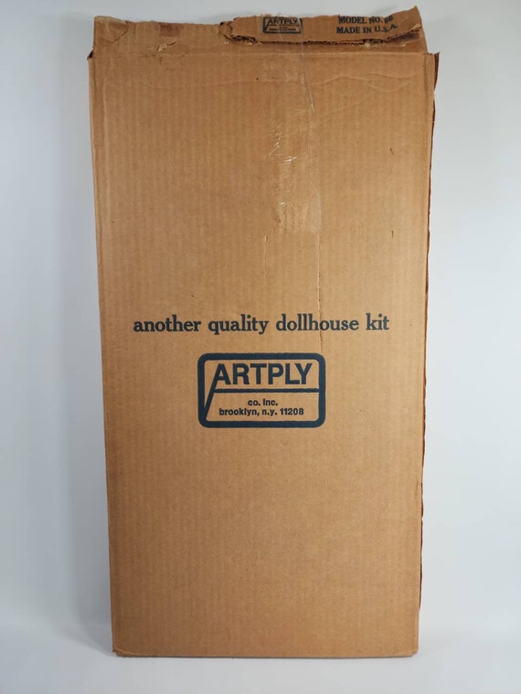 Buy Vintage Artply Wood Dollhouse Kit 66 THE BOBBI New Open Box