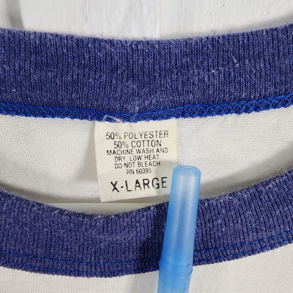 Vintage 1984 Chicago Cubs Ringer T Shirt Gettin' … - image 6