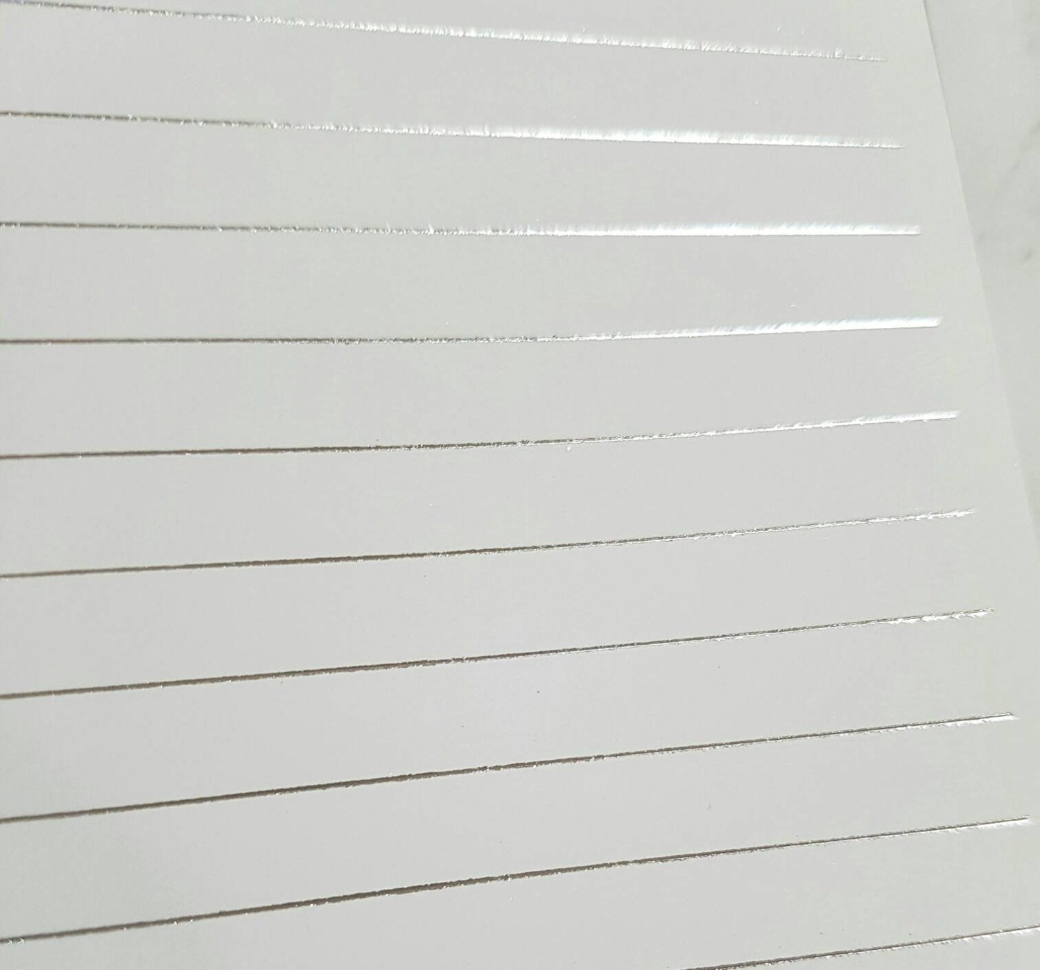 A5 GM Large size SILVER FOIL Notes planner inserts paper Etsy