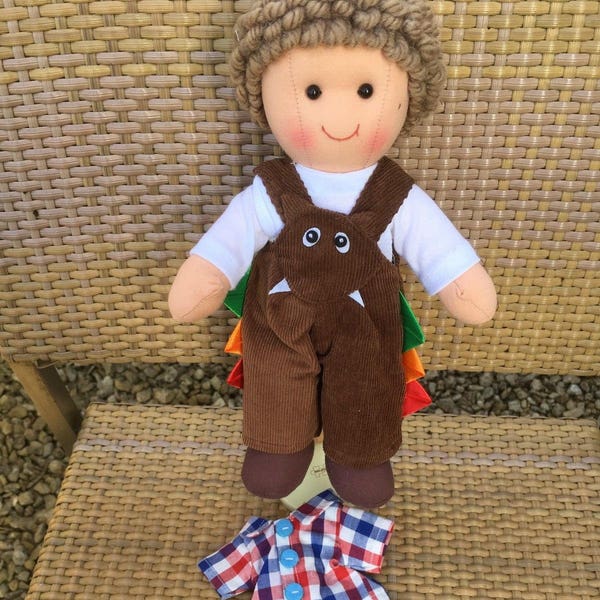 Rag Doll Jack Set Personalised Boy Doll Includes One Extra Outfit 28 cms Ragdoll