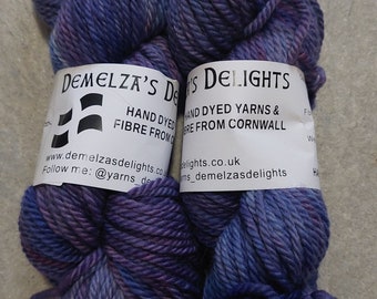 Porthleven.  Hand dyed chunky Corriedale