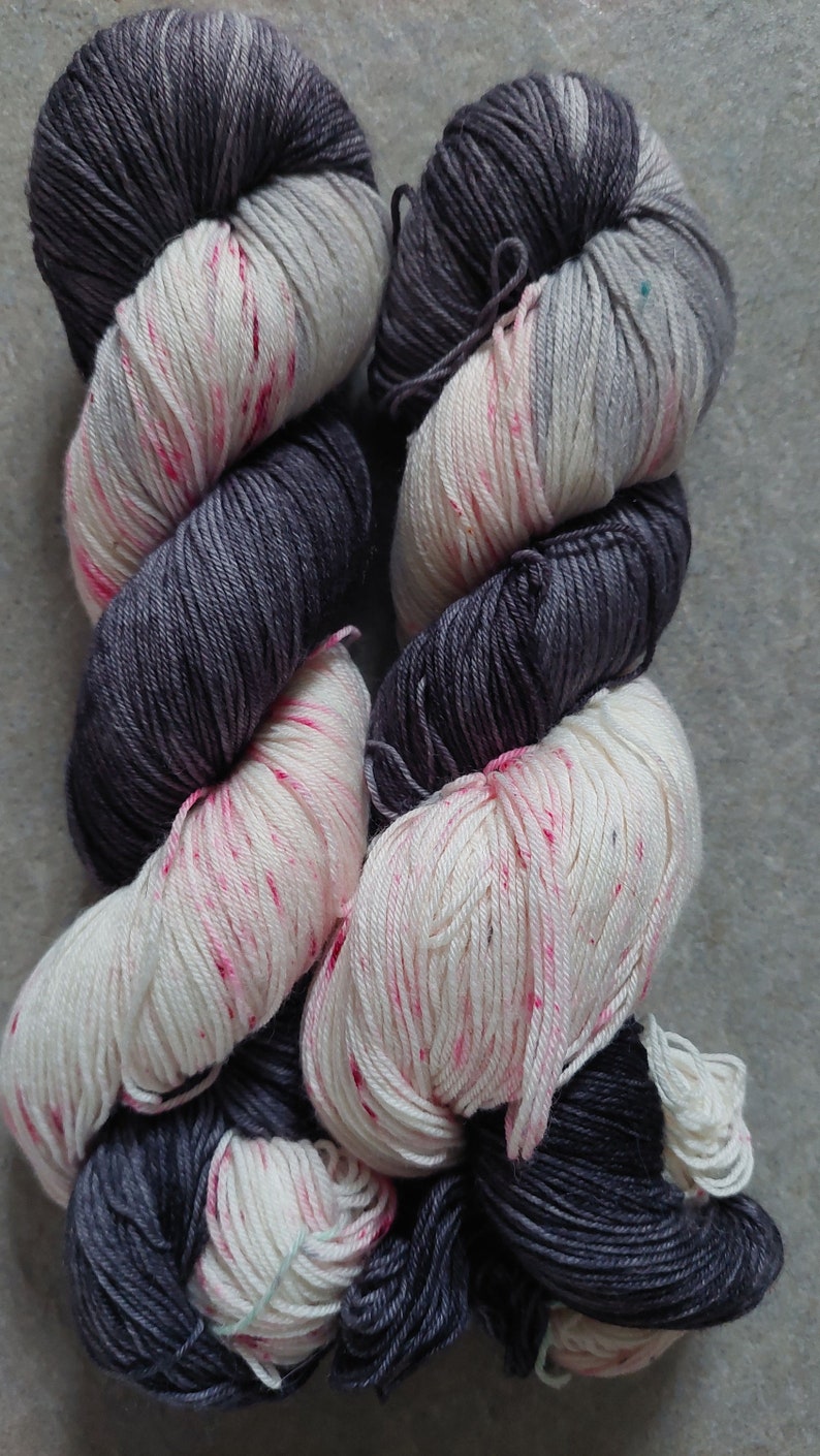 Hand dyed sock yarn 100g .Kerenza image 1