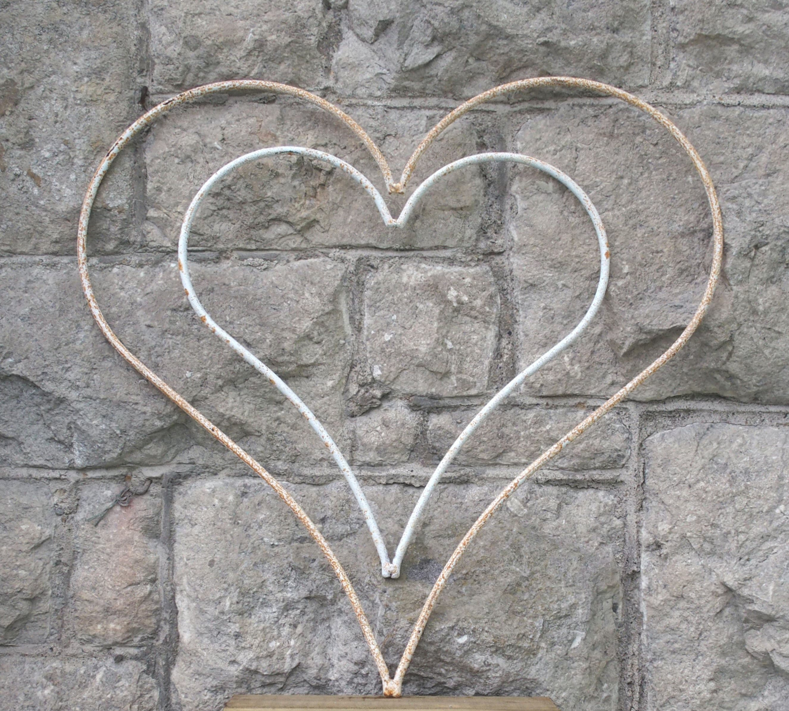 Heart / Heart Shape / Metal Heart / Indoor / Outdoor / Floral Etsy
