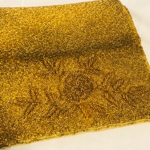 Gold Beaded Clutch image 4