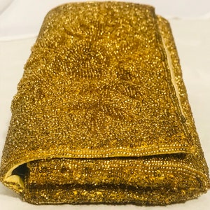 Gold Beaded Clutch image 2